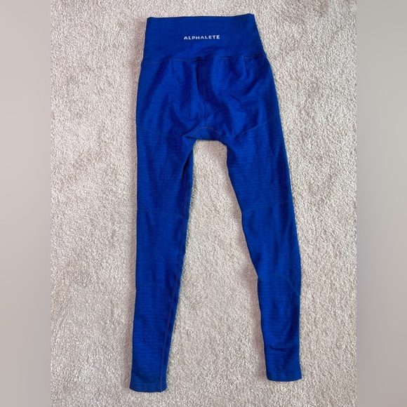 Alphalete Pants & Jumpsuits Alphalete Small Royal Blue R6 Leggings Poshmark